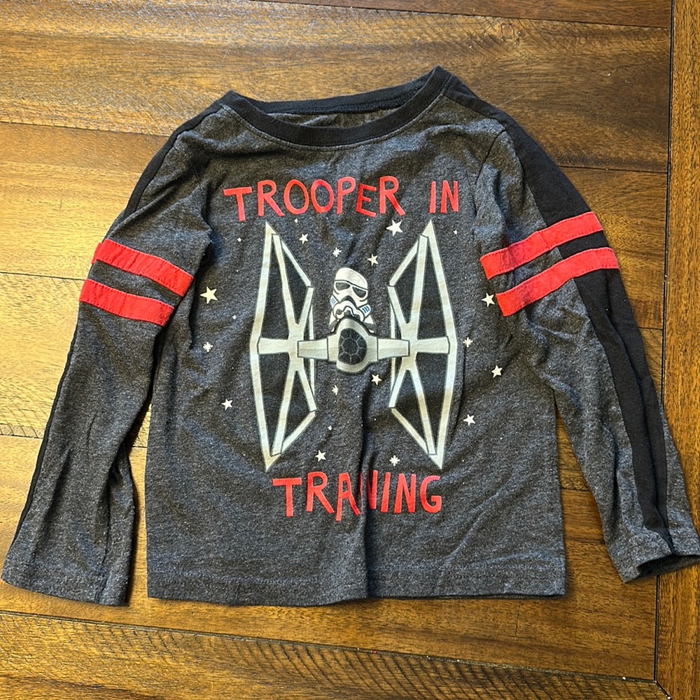 STAR WARS STORMTROOPER LONG SLEEVE T-SHIRT TODDLER 3T